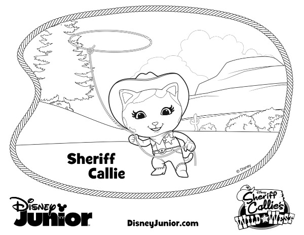 callies peck sheriff coloring pages - photo #18